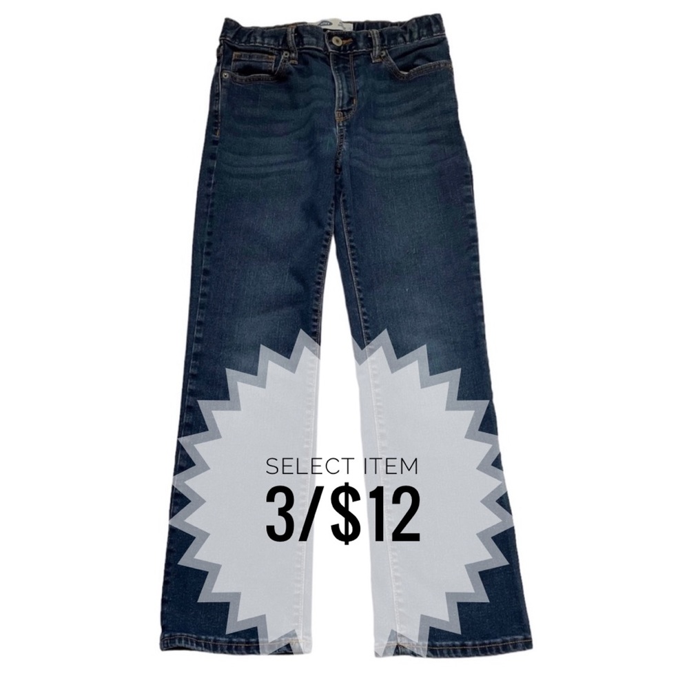 Old Navy Built -In Flex Bootcut Jeans for Boys Size 10 Husky